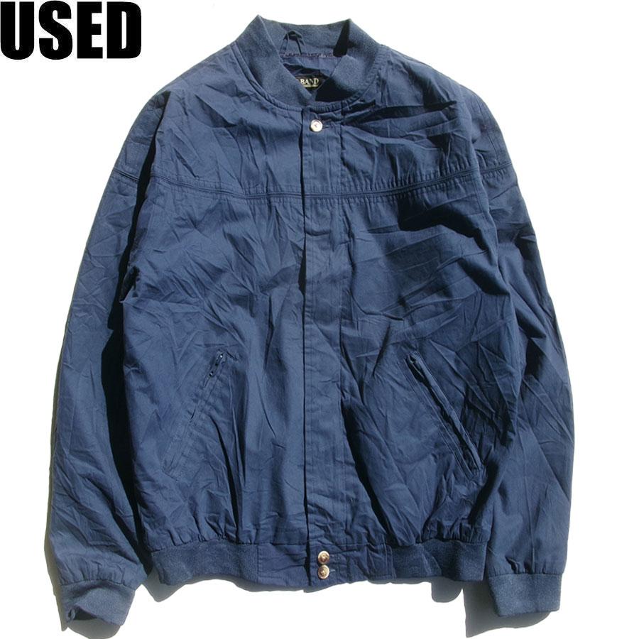 USED-370】HABAND DERBY JACKET NAVY ハバンド ダービージャケット 