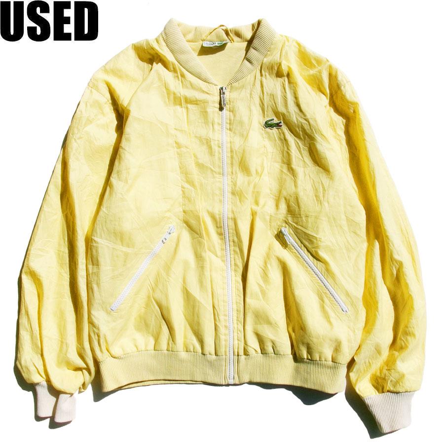 USED-373】70's Lacoste BOMBER JACKET YELLOW 70年代 ラコステ