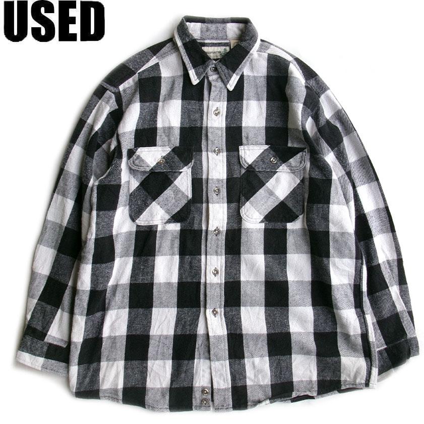 FORESTER 長袖ネルシャツ グレー ブラック 古着 ～90年代 FORESTER