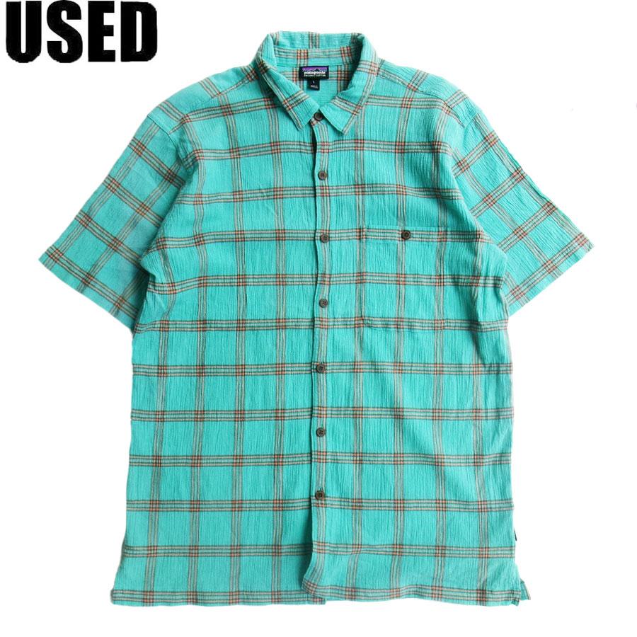 patagonia（パタゴニア） 【USED-189】PATAGONIA S/S CHECK SHIRTS L