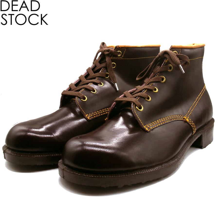 MILITARY（ミリタリー） DEAD STOCK DUTCH ARMY BROWN LEATHER BOOTS