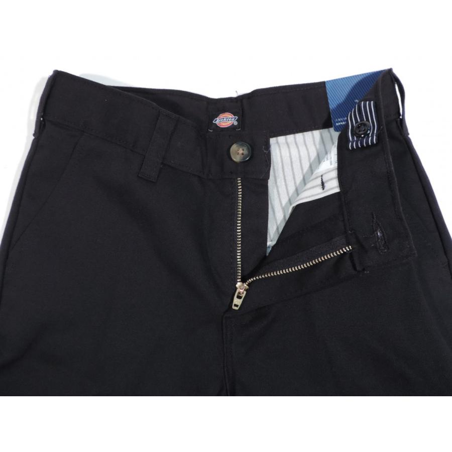 ディッキーズ ボーイズ ワークパンツ ブラック キッズ ユース 子供服 DICKIES BOY'S FLEX CLASSIC FIT STRAIGHT LEG BLACK｜americanrushstore｜02