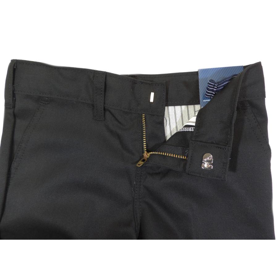 ディッキーズ ボーイズ ワークパンツ ブラック キッズ ユース 子供服 US企画 DICKIES BOY'S CLASSIC FIT STRAIGHT LEG FLAT FRONT PANTS BLACK｜americanrushstore｜03