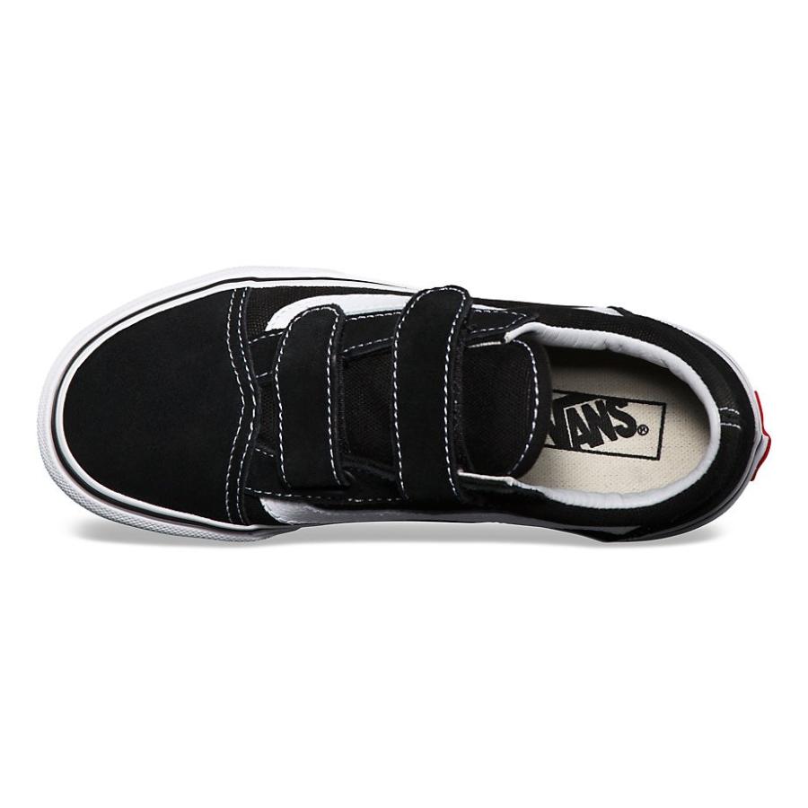 VANS（ヴァンズ） バンズ キッズ オールドスクール ブイ ブラック