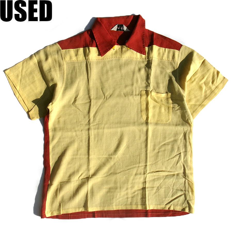 USED-236】50's AMIGO PETER PAN SHIRTS YELLOW/RED CALIFORNIA