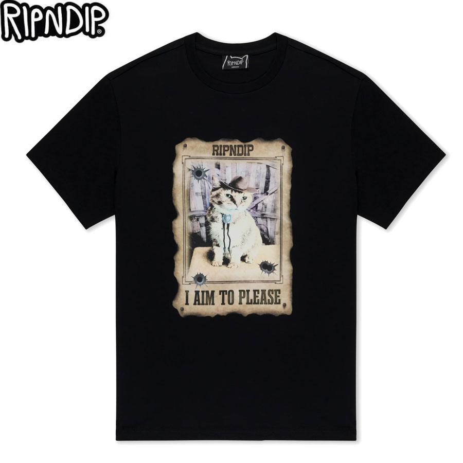 RIPNDIP（リップンディップ） RIPNDIP MOST WANTED TEE BLACK メンズ