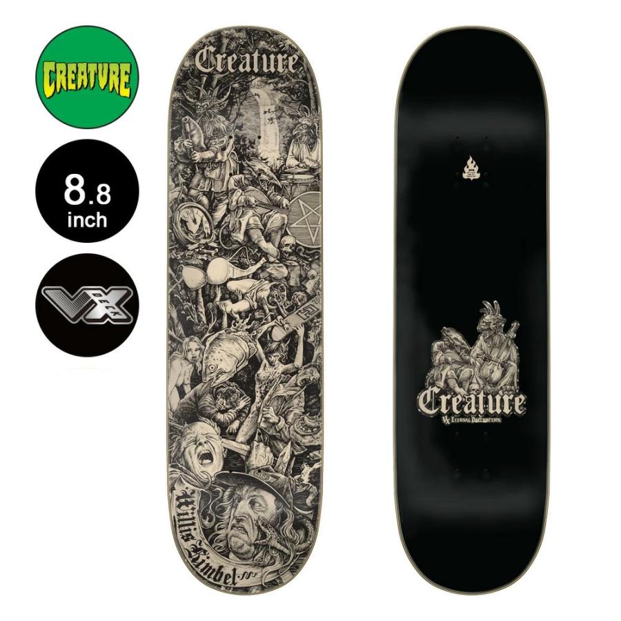 CREATURE VX DECK スケートボードデッキ　8in CREATURE（クリーチャー） スケボー デッキ 8.8 KIMBEL THE LORE VX