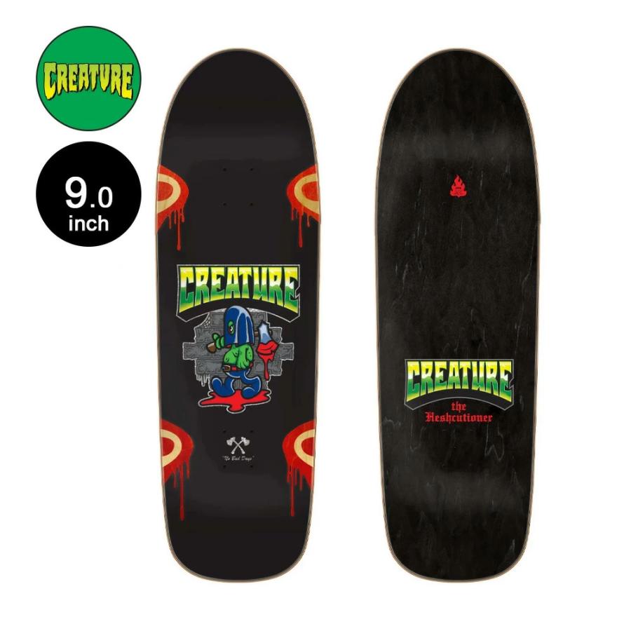 CREATURE（クリーチャー） スケボー デッキ 9.0 THE HESHCUTIONER TEAM