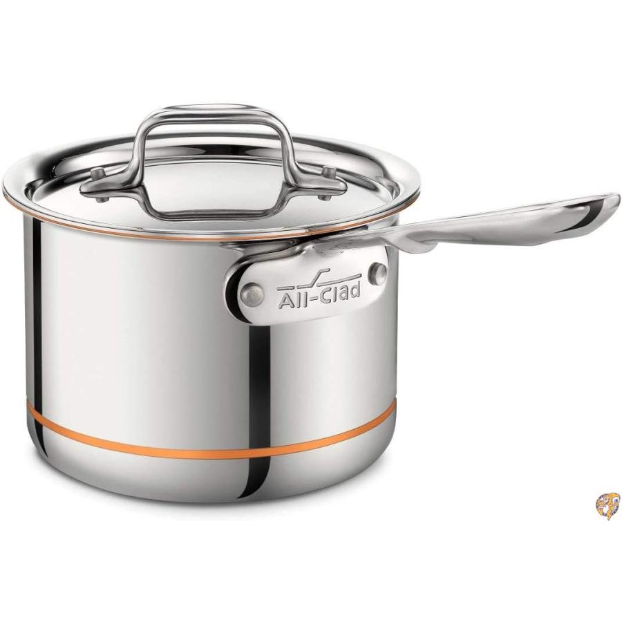 AllClad 6202 SS Copper Core 5Ply Bonded Dishwasher Safe Saucepan / 送料無料 AY001GRKALアメリカ輸入プロ