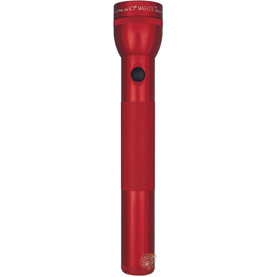 MAG-LITE 3Dセル 単一3本仕様 マグライト 赤  送料無料
