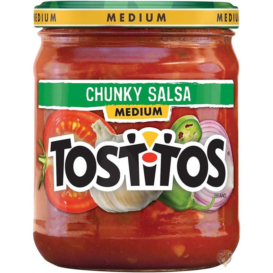 Tostitos Medium Chunky Salsaトスティートスミディアムチャンキーサルサ 中辛 420g 並行輸入品 送料無料 トスティートス サルサの通販
