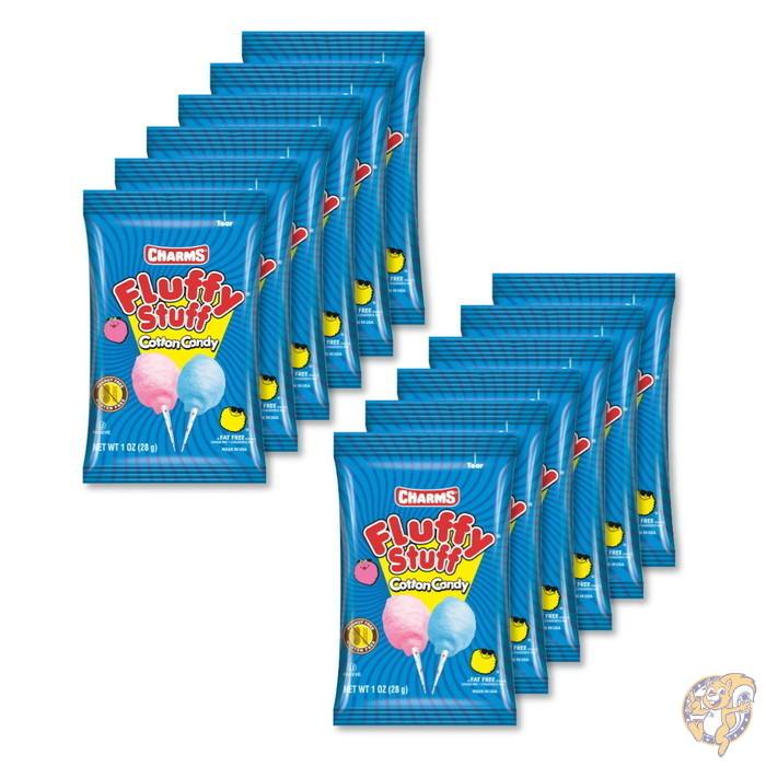 TOOTSIE ROLL フラッフィ スタッフ コットンキャンディ 綿あめ 12oz(340.2g) 12パック 送料無料