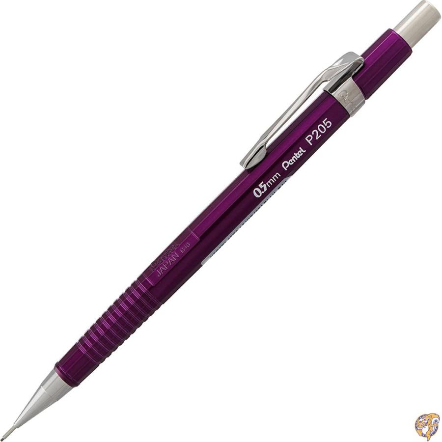 Pentel シャープ自動ペンシル 0.5mm ブラックバレル 1パック (P205BP-K6) 0.5mm｜americapro｜03