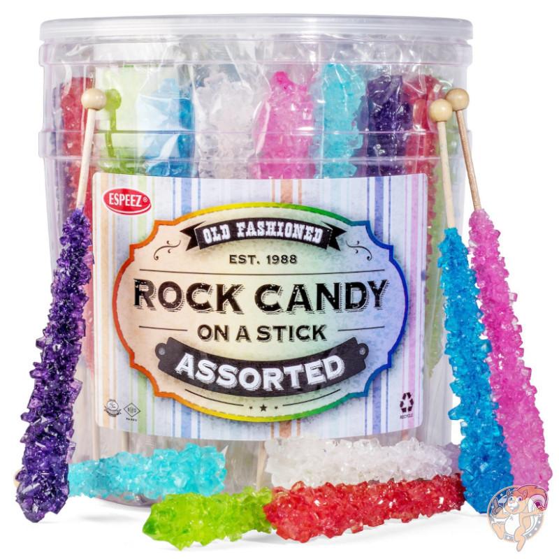 Espeez 巨大 ロックキャンディ スティック Rock Candy Sticks 36本入り 棒 飴 パーティ イベント 送料無料