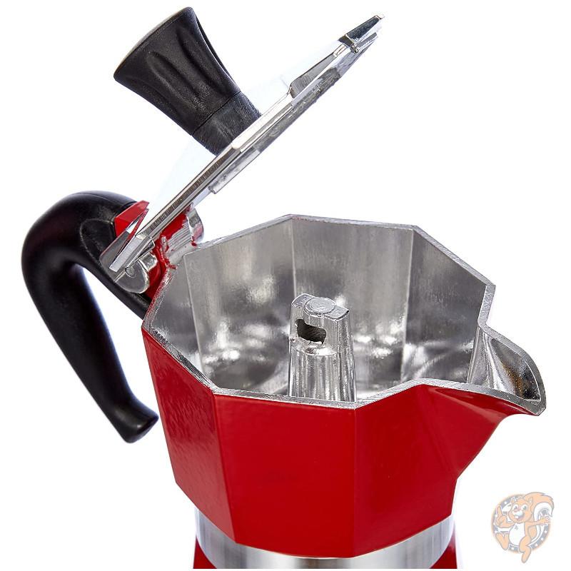 ビアレッティ Bialetti 4941 モカエキスプレス Moka Express エスプレッソメーカー 赤 1カップ 送料無料｜americapro｜04