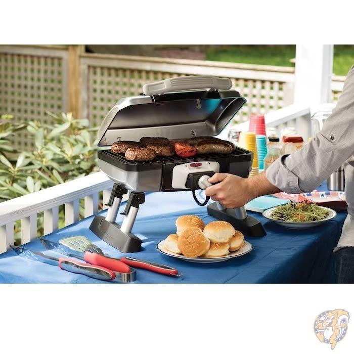クイジナート アウトドア電気グリル Cuisinart CEG980T シルバー/ブラック 送料無料 AY4VG0RKBRアメリカ輸入