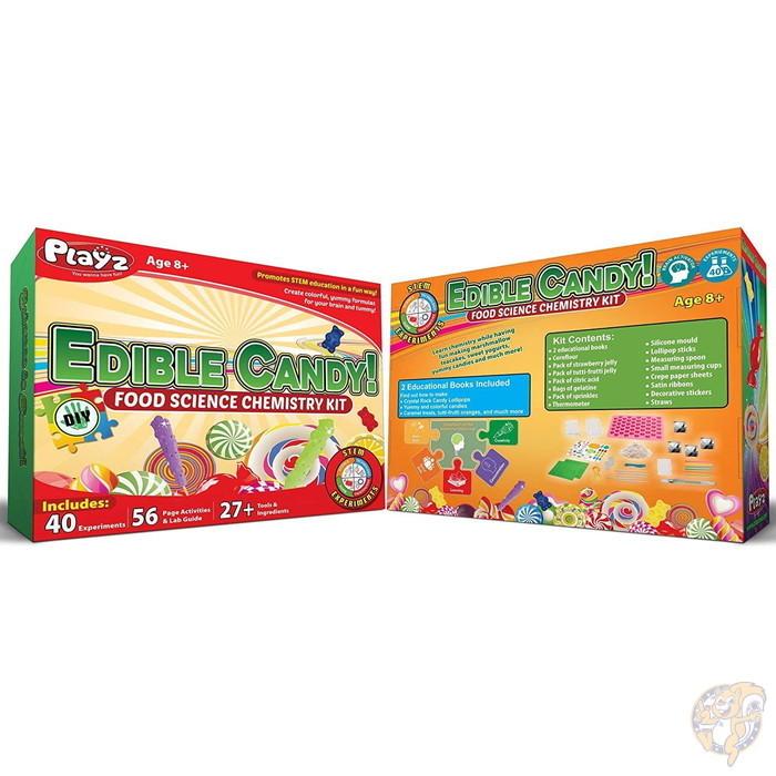 限定数特別価格 プレイズ Playz 食べられるキャンディ実験セット STEM教材 ケミストリーキット 送料無料