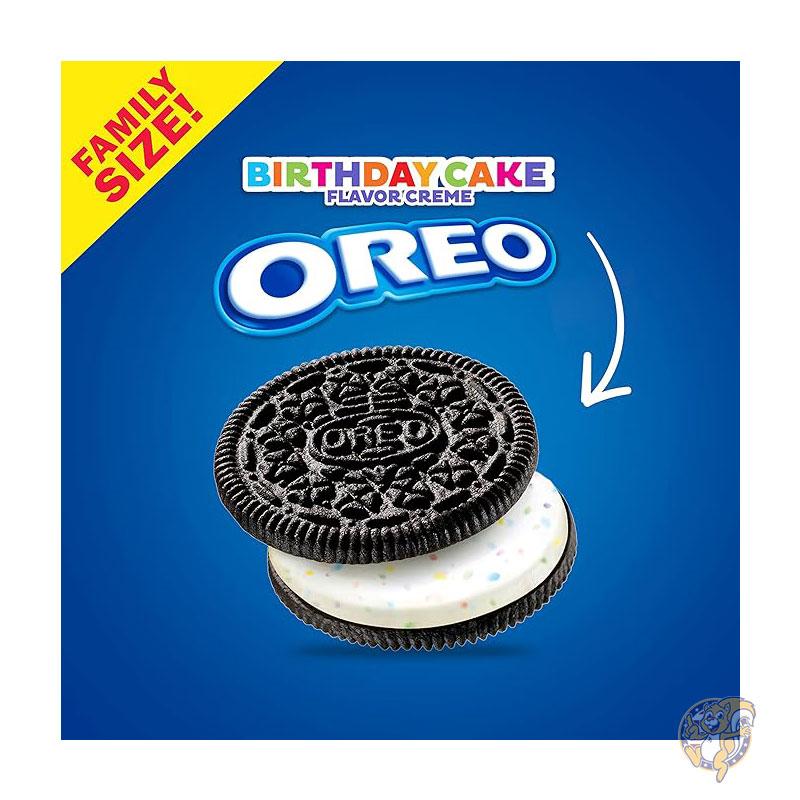 12個セット OREO オレオ 誕生日ケーキ味 バースデーケーキ クリーム チョコレート サンドイッチクッキー ファミリーサイズ｜americapro｜03