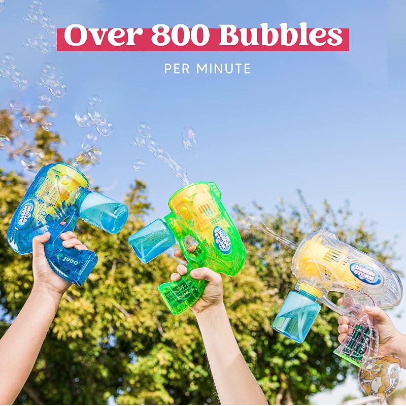 直販 JOYIN シャボン玉 電動 バブルマシン 3個セット バブルメーカー 夏のおもちゃ バブルガン 外遊び 公園 ピクニック 送料無料