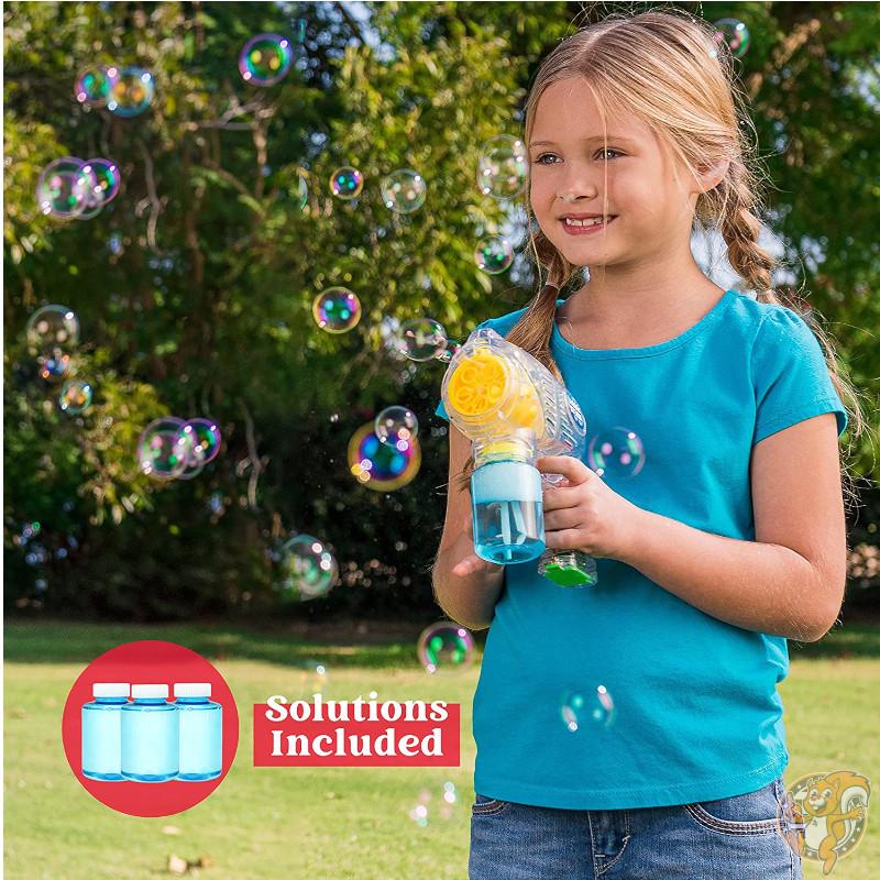直販 JOYIN シャボン玉 電動 バブルマシン 3個セット バブルメーカー 夏のおもちゃ バブルガン 外遊び 公園 ピクニック 送料無料