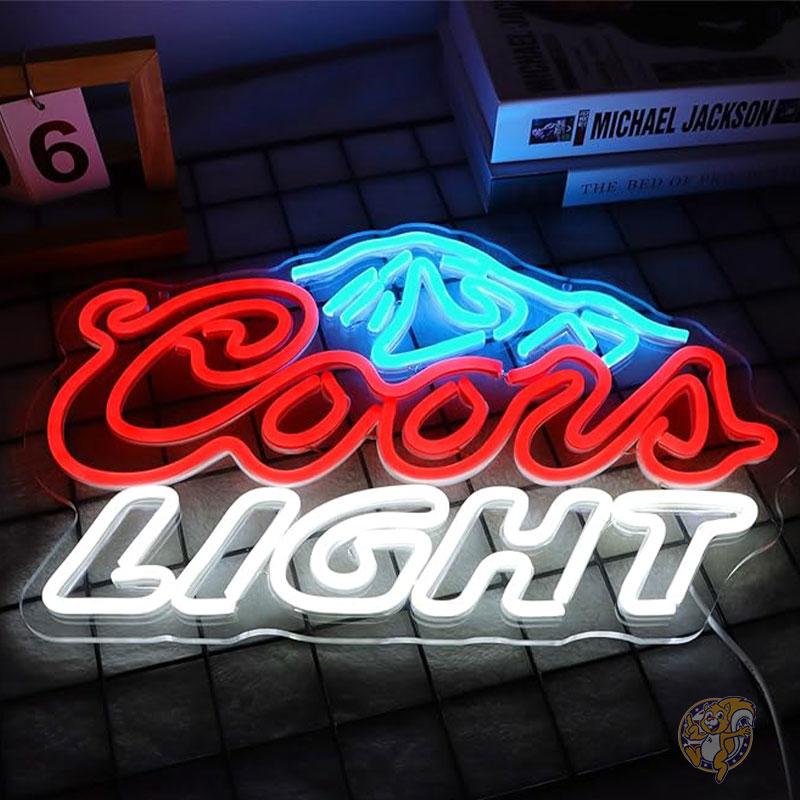 Coors LIGHT ネオンライト　インテリア照明 ガレージ 店舗装飾 ネオンサイン LED ネオンライト : - | ゲームルーム GAME Coors