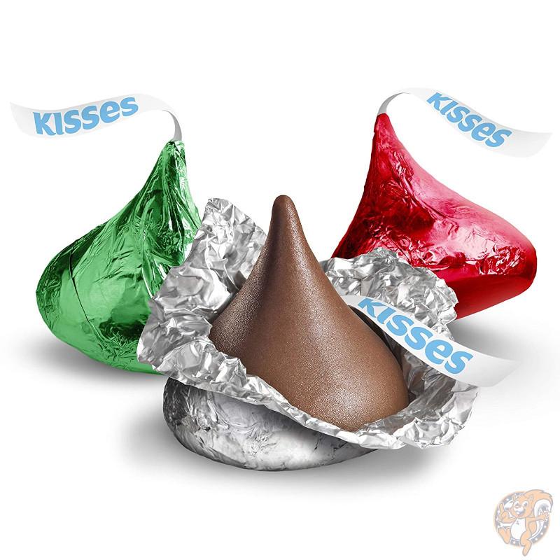 ハーシーズ HERSHEY'S キスチョコ KISSES ホリデーキャンディー 赤＆緑＆シルバー 1kg(36oz) 送料無料｜americapro｜03