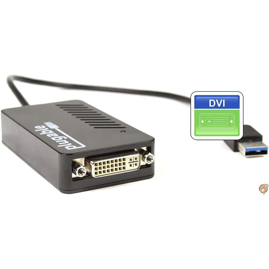 Plugable USBディスプレイアダプタ USB3.0 VGA/DVI/HDMI 変換アダプタ 1080p 対応 USBグラフィック変換 送料無料｜americapro｜06