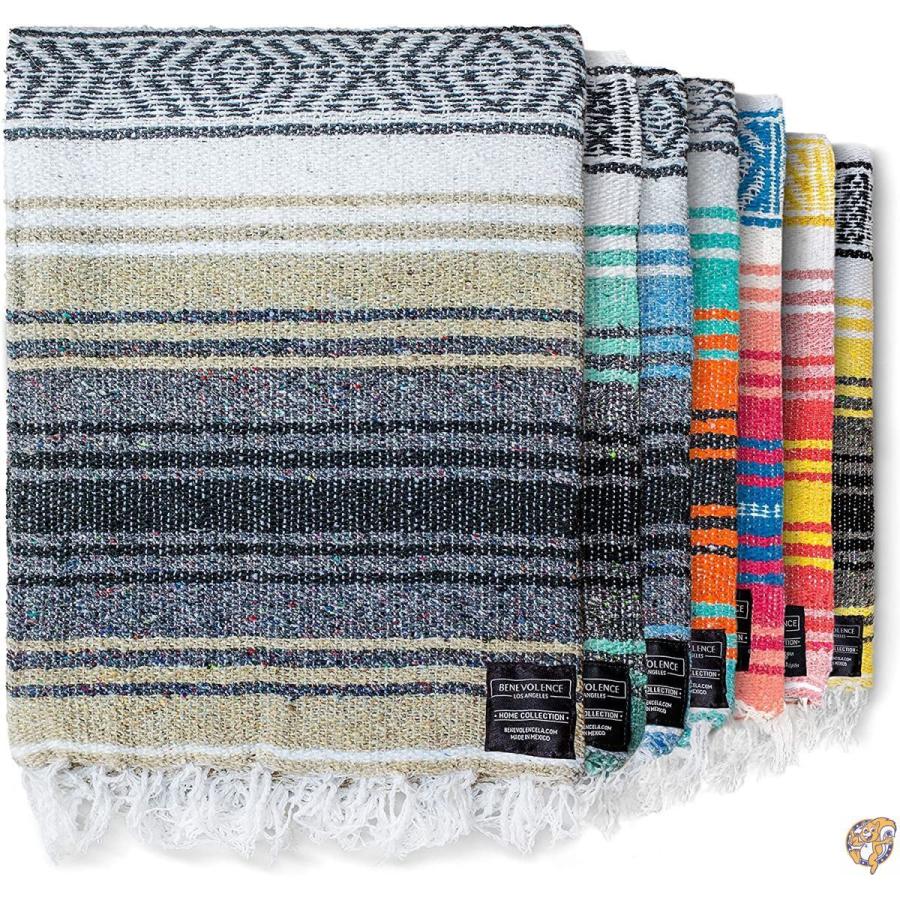 Mexican blanket Authentic Falsa Thick Soft WovenアクリルSerape forヨガまたはas 送料無料 AYBXV7RKDHアメリカ輸入プロ