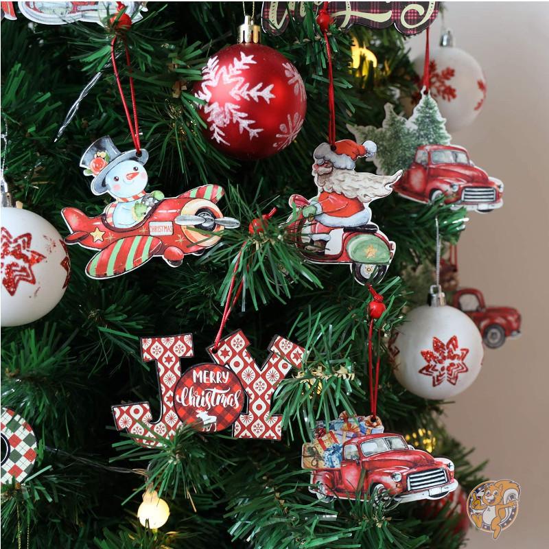 Huadodo クリスマス オーナメント 赤いトラック 12個 クリスマスツリー デコレーション 木製 農家 クラフト 送料無料 Ayc7sprkhx アメリカ輸入プロ 通販 Yahoo ショッピング
