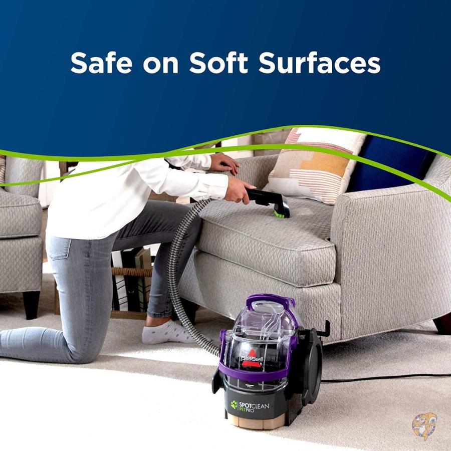 BISSELL SpotClean Pet Pro ポータブルカーペットクリーナー 2458 送料無料 AYD463RKSQアメリカ輸入