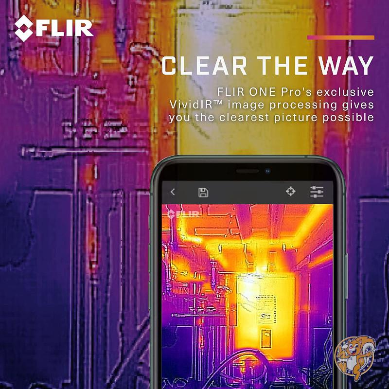 フリアー FLIR ONE Pro LT 赤外線サーモグラフィー カメラ スマホ用　Android (USB-C) 送料無料｜americapro｜10