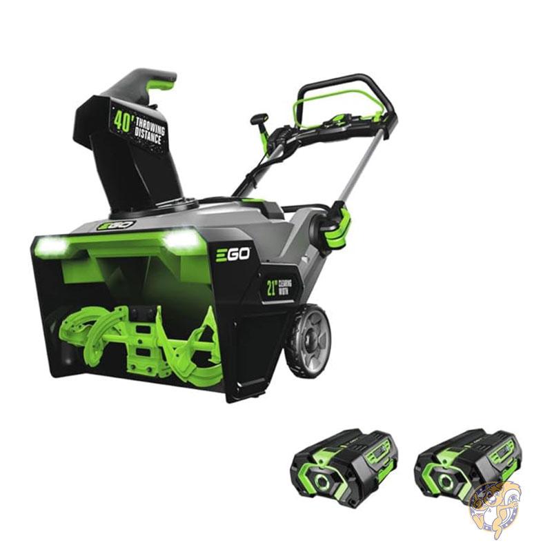除雪機 スノー ショベル リチウムイオン コードレス バッテリー/デュアルポート充電器付き SNT2112 EGO Power+ 雪かき パワフル 強力 AYFQKKRKWSアメリカ輸入