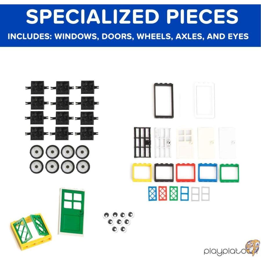 (1,100 Pieces - Regular Colors) - Play Platoon 1100 Piece Building Bricks 送料無料｜americapro｜04