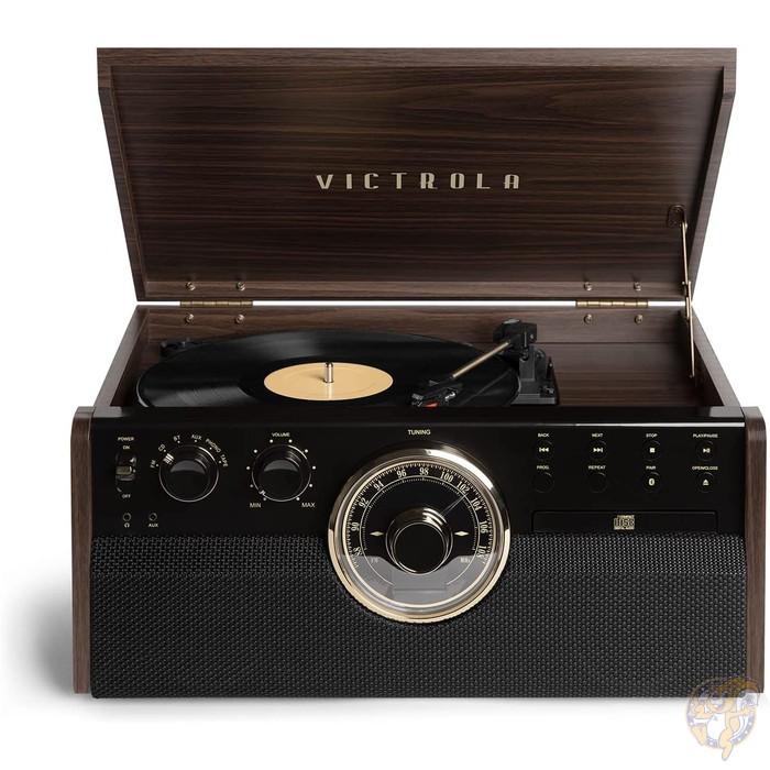 Victrola エンパイア ミッドセンチュリー 6-in-1 ターンテーブル 3速 レコード プレーヤー｜americapro｜03