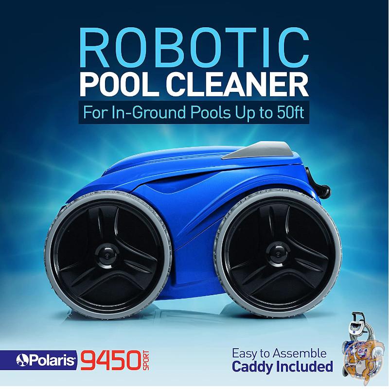ポラリス Polaris 9450 スポーツロボティック プールクリーナー 自動 ロボット掃除機 15mまでのプール対応 メンテナンス プール洗浄機｜americapro｜02