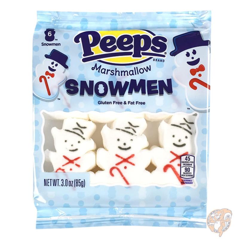 アメリカ輸入プロpeeps Marshmallow Snowmen ピープス スノーマン 雪だるま クリスマス マシュマロ 1パック 送料無料 新作入荷