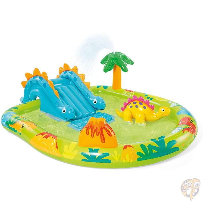 Intex リトル ダイナソー インフレータブル プレイセンター 幼児用プール 送料無料 AYJCVRRKC3アメリカ輸入プロ 通販