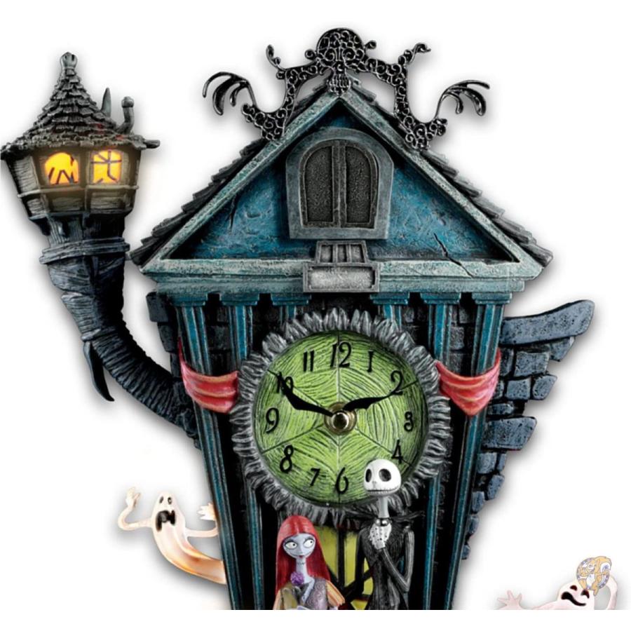 Cuckoo Clock: Tim Burton's The Nightmare Before Christmas Wall Clock　ティム・バートン　ナイトメアー　カッコウ時計　Bradford Exchange社【並行輸入】｜americapro｜02