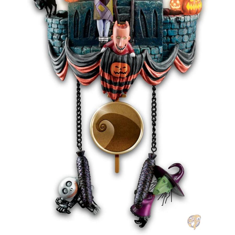 Cuckoo Clock: Tim Burton's The Nightmare Before Christmas Wall Clock　ティム・バートン　ナイトメアー　カッコウ時計　Bradford Exchange社【並行輸入】｜americapro｜04