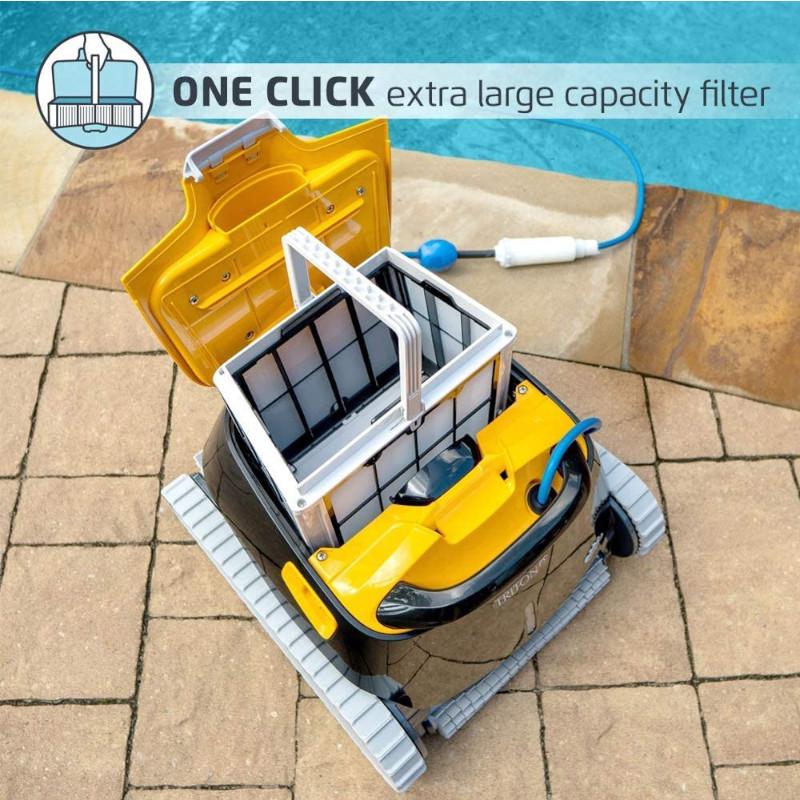 中古品 ドルフィン Dolphin Triton PS 自動 プールクリーナー 掃除ロボット 15mまでのプール対応 ゴミ吸引 汚れ 掃除 送料無料 【KUE2834333671】(98925円)