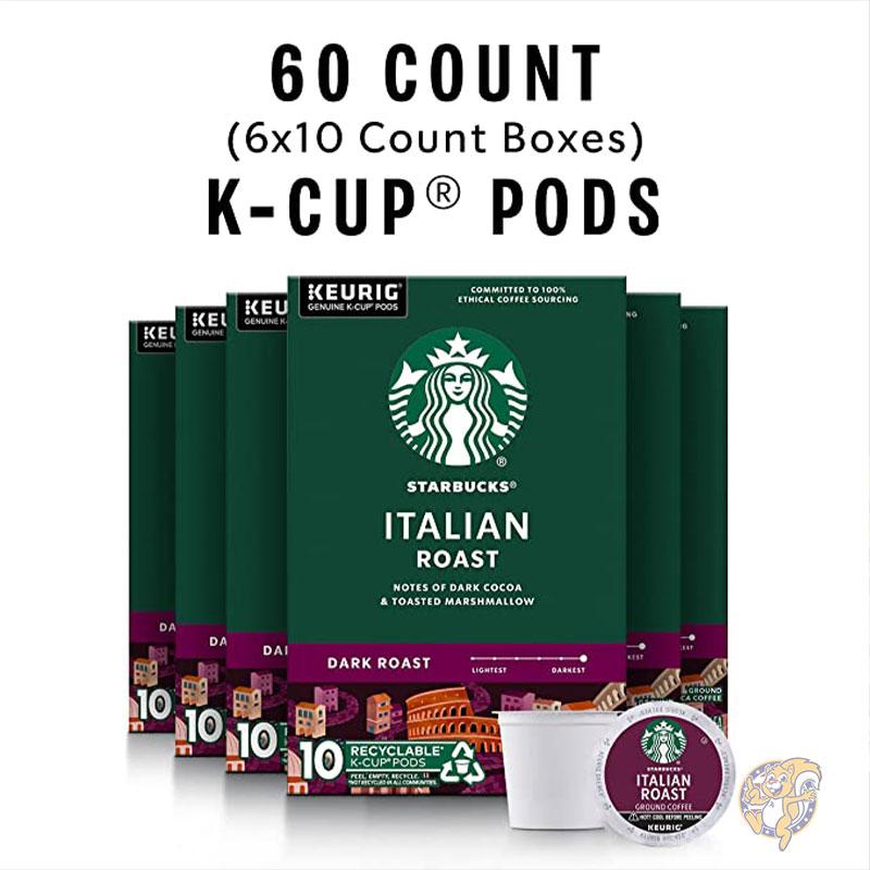 Starbucks スターバックス K カップ コーヒー ポッド イタリアン ロースト COMINHKG130673｜americapro｜02