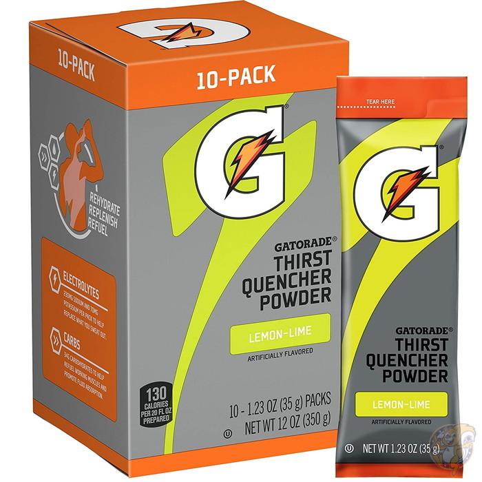 ゲータレード Gatorade サースト クエンチャー パウダー レモンライム 一袋34.9g（80パック） 送料無料 AYR282RKLV