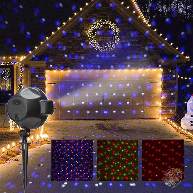 クリスマス プロジェクターライト スノーフォール 屋内外 パーティー装飾 Christmas Projector イルミネーション ライト