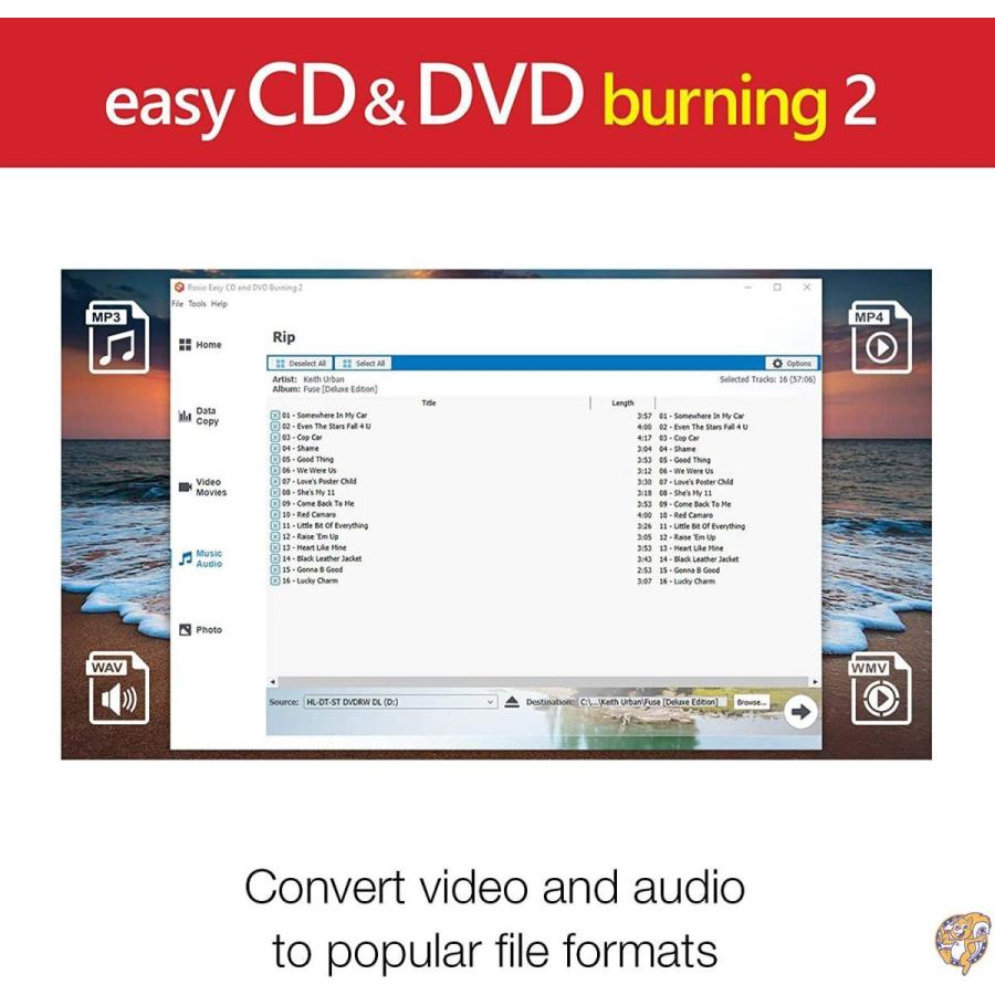 Roxio Easy CD & DVD Burning 2 [並行輸入品] 別途日本語マニュアル付き AYRS5DRKXVアメリカ輸入プロ
