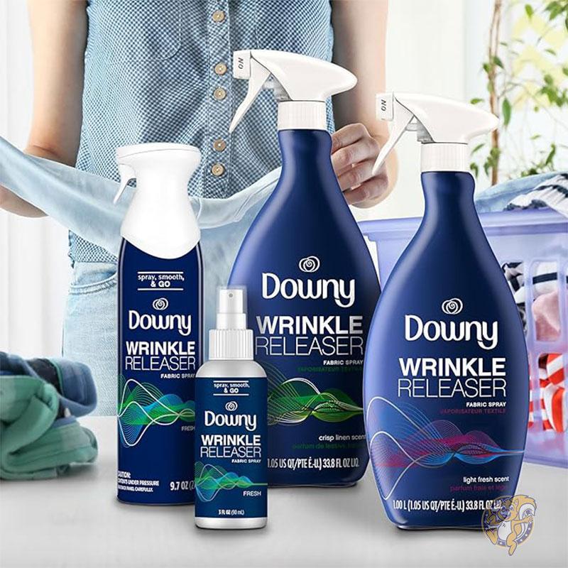 ダウニー Downy シワ伸ばしスプレー オールインワン しわ 静電気 臭いを除去 ライトフレッシュな香り 958g 2個パック アメリカ洗剤｜americapro｜06