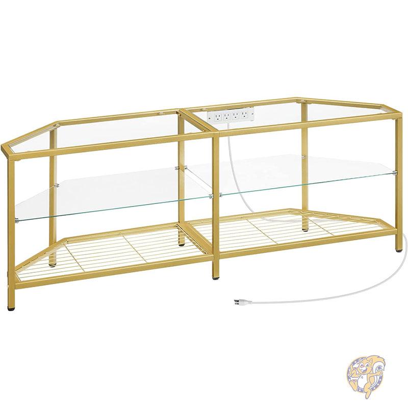 コーナーテレビスタンド テレビ電源コンセント付き 152cm オープン棚付き テレビコンソールテーブル HOOBRO ホーブロ｜americapro｜09