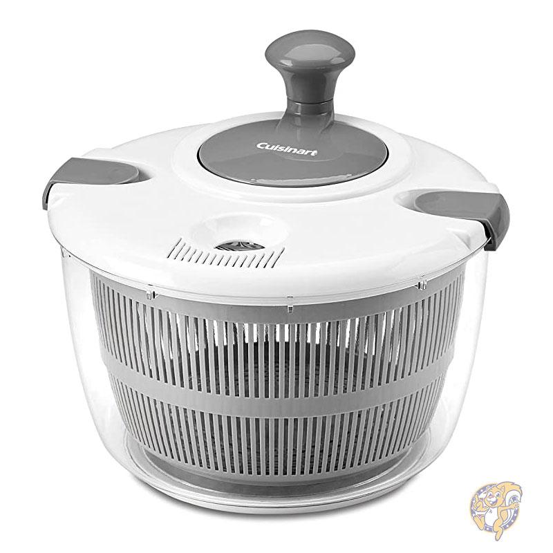 Cuisinart クイジナート キッチン用品 水切り機 サラダスピナー ホワイト/グレー AYWSTZRKK8アメリカ輸入プロ 通販