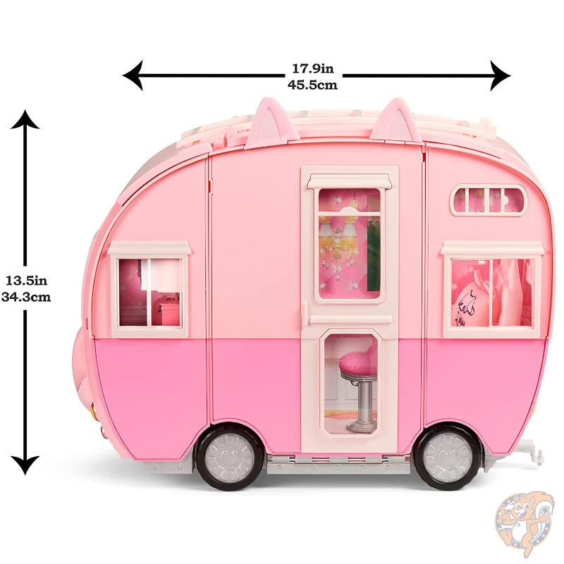 ナナナサプライズ キティーキャット ピンクのキャンピングカー キャンパー プレイセット ファッションドール おもちゃ 猫 車 送料無料 Na ナナナサプライズ キティーキャット ピンクのキャンピングカー キャンパー プレイセット ファッションドール おもちゃ