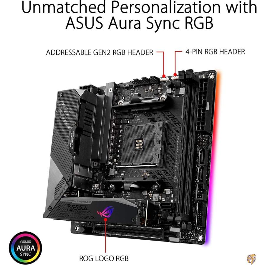 ASUS AMD AM4 搭載 マザーボード ROG STRIX X570-I GAMING【mini-ITX】 送料無料｜americapro｜05