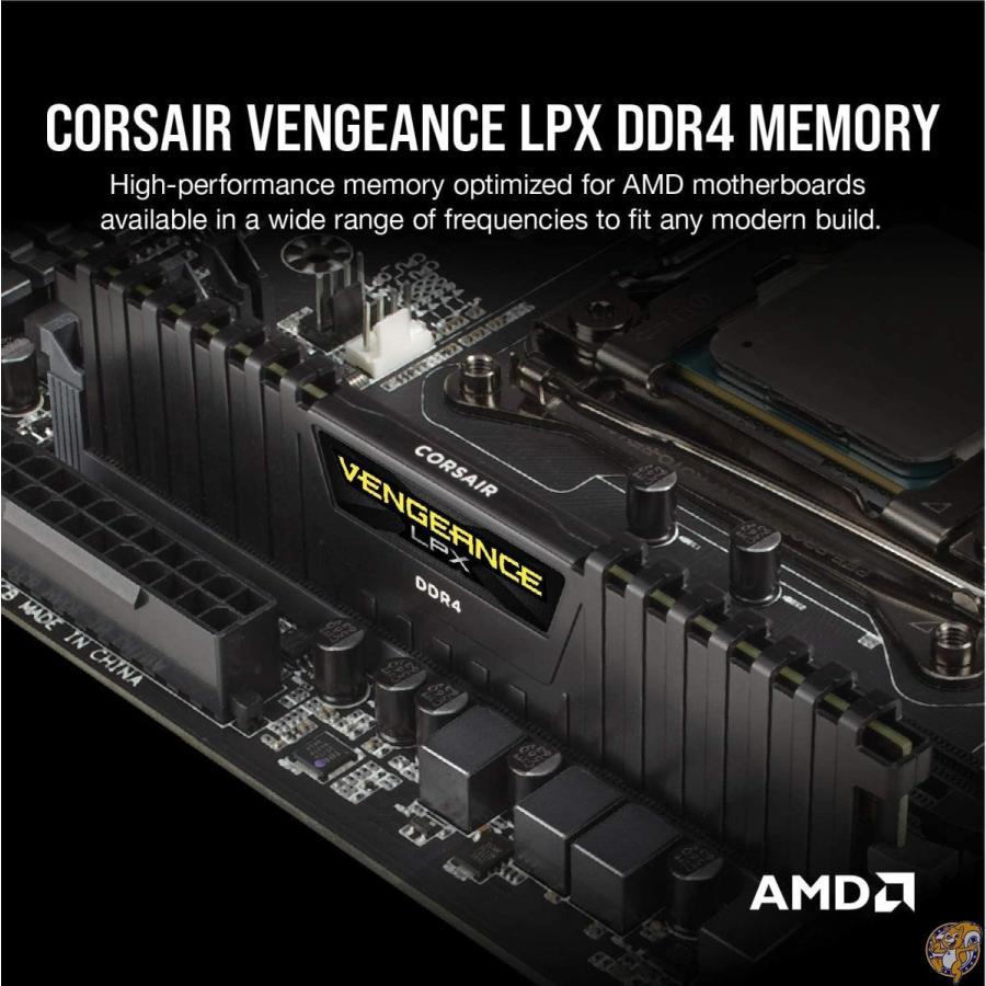 CORSAIR DDR4-3200MHz デスクトップPC用 メモリ Vengeance LPX シリーズ 64GB [32GB × 2枚] 送料無料｜americapro｜04